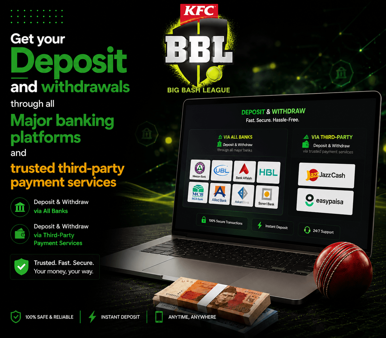 EasyPaisa & JazzCash Deposits