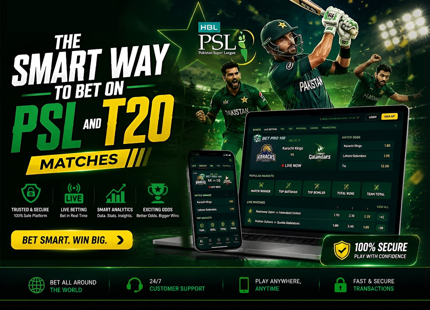 PSL Betting Pakistan