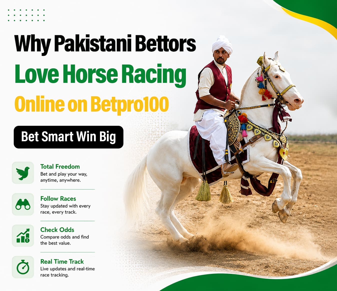 Why Pakistani Bettors Love Horse Racing Online