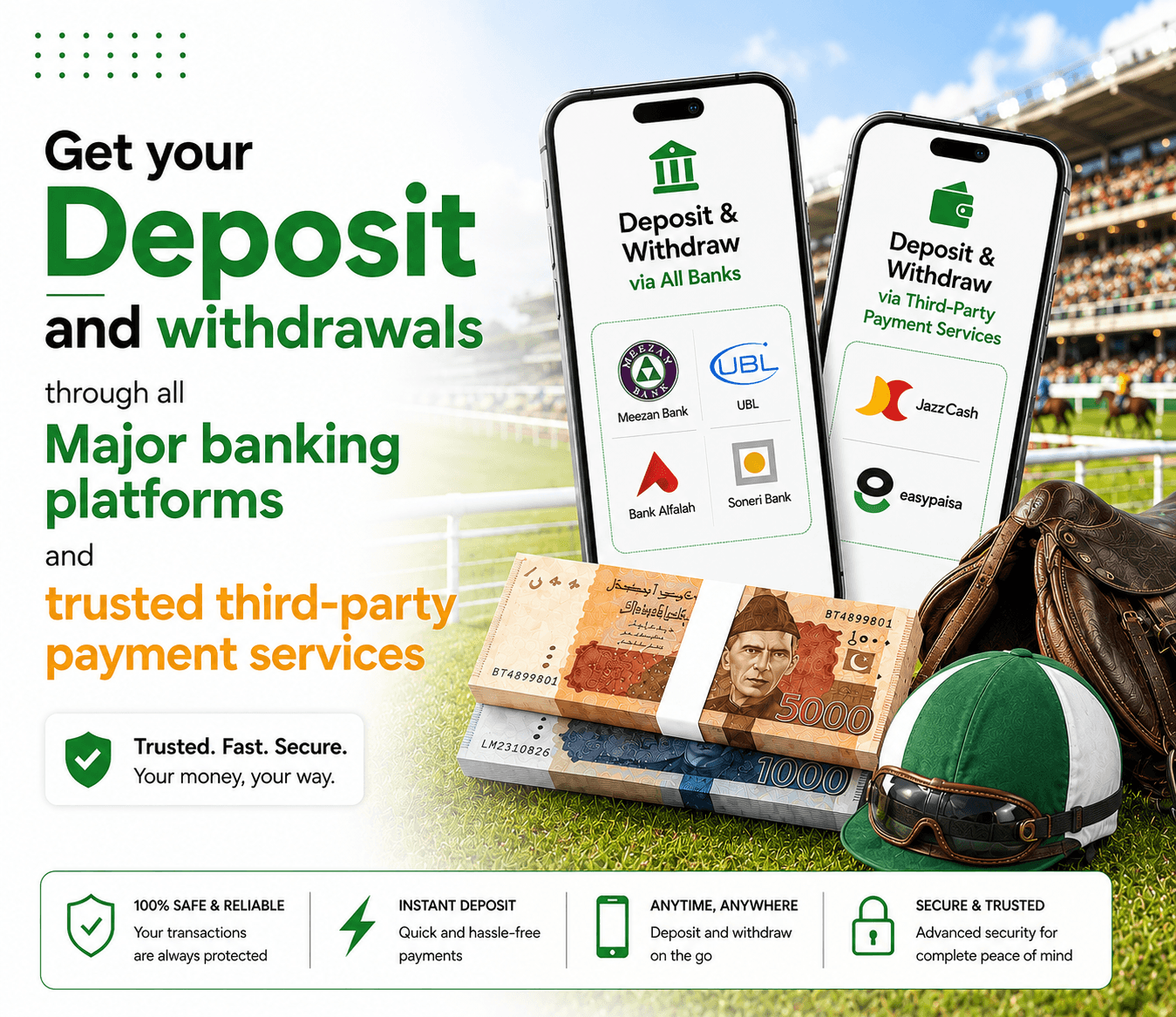 Deposit & Withdraw